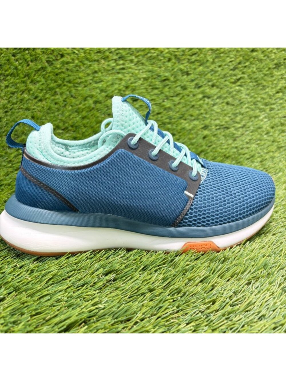 Kuru Atom Womens Size 5 Blue White Gum Athletic Running Walking Shoes Sneakers